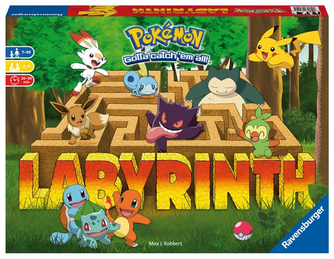 Brettspiel bis zu 4 Spielern ab 7 Jahr(e) Labyrinth Pokémon 