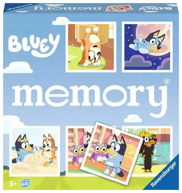 Kartenspiel ab 3 Jahr(e) Memory Bluey 