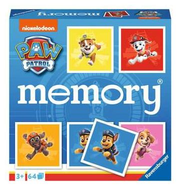 Kartenspiel bis zu 8 Spielern ab 3 Jahr(e) Memory Paw Patrol 