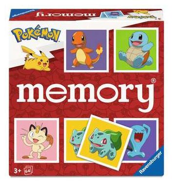 Kartenspiel bis zu 8 Spielern ab 3 Jahr(e) Memory Pokémon 