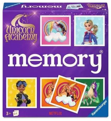 Kartenspiel bis zu 8 Spielern ab 3 Jahr(e) Memory Unicorn Academy 