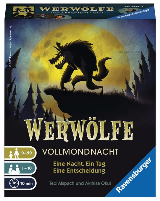 Brettspiel bis zu 10 Spielern ab 9 Jahr(e) Werwölfe Vollmondnacht 