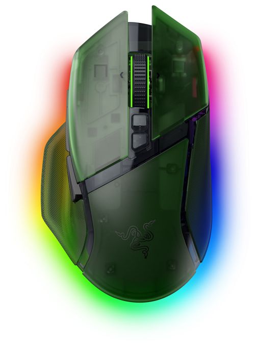 35000 DPI Gaming Maus Optisch  Basilisk V3 Pro (Grün) 