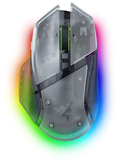 35000 DPI Gaming Maus Optisch  Basilisk V3 Pro (Weiß) 