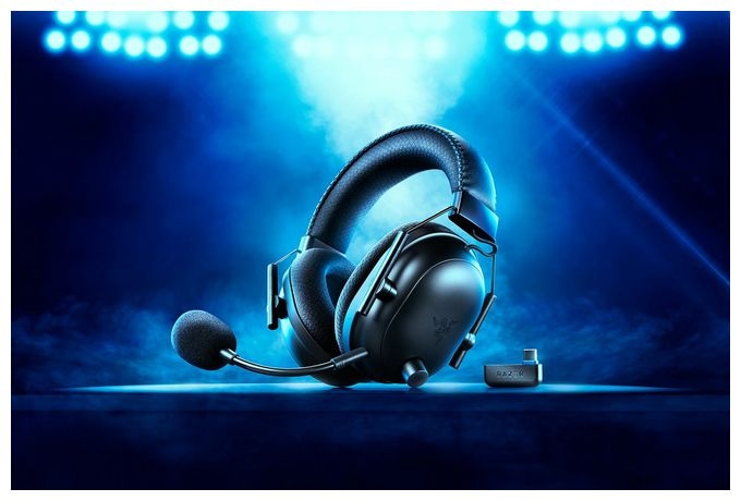Over Ear Bluetooth Kopfhörer kabellos 70 h Laufzeit USB Typ-C  BlackShark V2 Pro for PlayStation (Schwarz) 