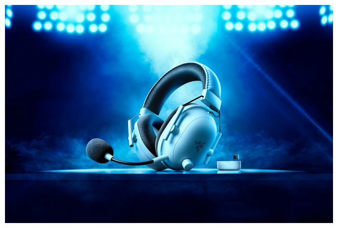 Over Ear Bluetooth Kopfhörer kabellos 70 h Laufzeit USB Typ-C  BlackShark V2 Pro for PlayStation (Weiß) 