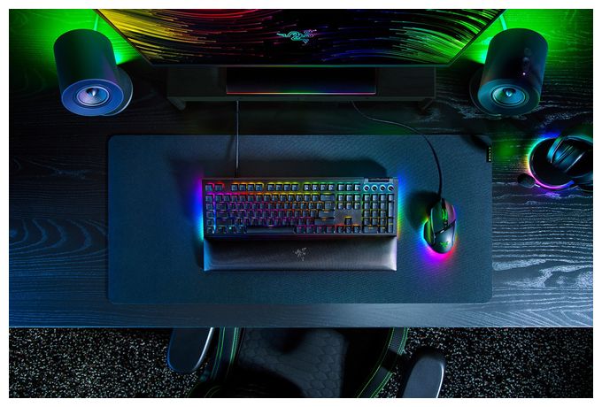 RGB-LED Gaming Tastatur USB  BlackWidow V4 (Schwarz) 