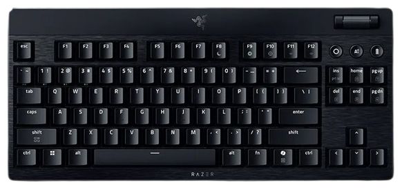 RGB-LED Gaming Tastatur USB + Bluetooth  BlackWidow V4 Low-Profile Tenkeyless HyperSpeed (Schwarz) 