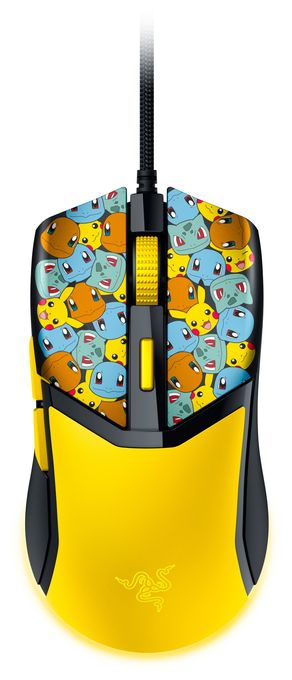 8500 DPI Gaming Maus Optisch  Cobra (Schwarz, Gelb) 