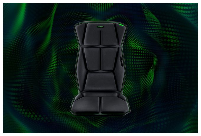 Sitzkissen kabellos  Freyja Gaming Auflage (Schwarz) 