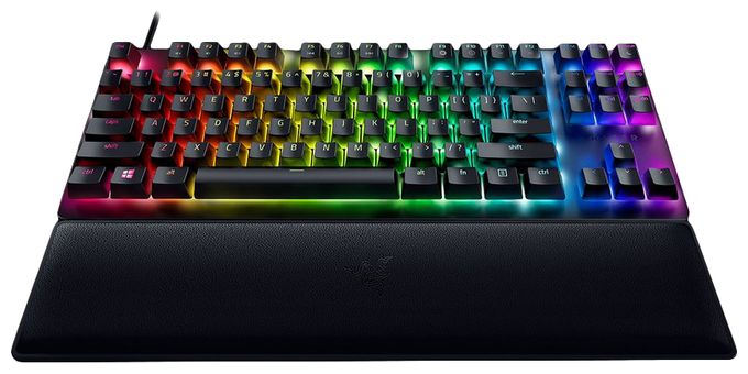 RGB-LED Gaming Tastatur USB  Huntsman V2 Tenkeyless (Schwarz) 