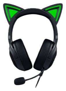 Over Ear Kopfhörer Kabelgebunden USB Typ-A  Kraken Kitty V2 (Schwarz) 