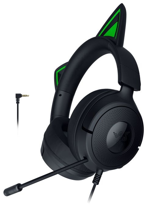 Over Ear Kopfhörer Kabelgebunden USB Typ-A  Kraken Kitty V3 X (Schwarz) 