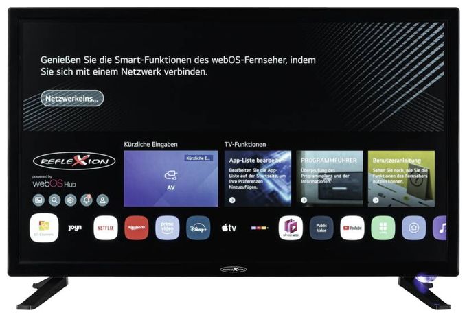 LED 68,6 cm (27 Zoll) Fernseher Full HD VESA 100 x 100 mm  LDD27IBT (Aluminium, Schwarz) 