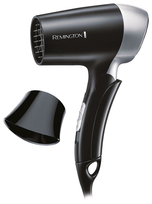 Haartrockner 1400 W  D2400 Reise- (Schwarz, Silber) 