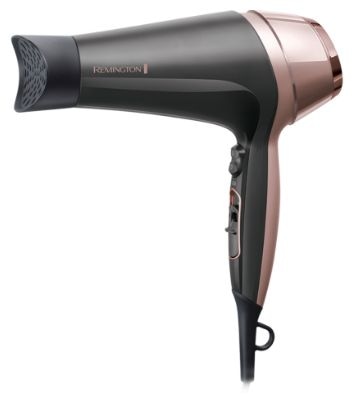 Haartrockner 2200 W (Schwarz, Rosa-Goldfarben) D5706 Curl & Straight Confidence 