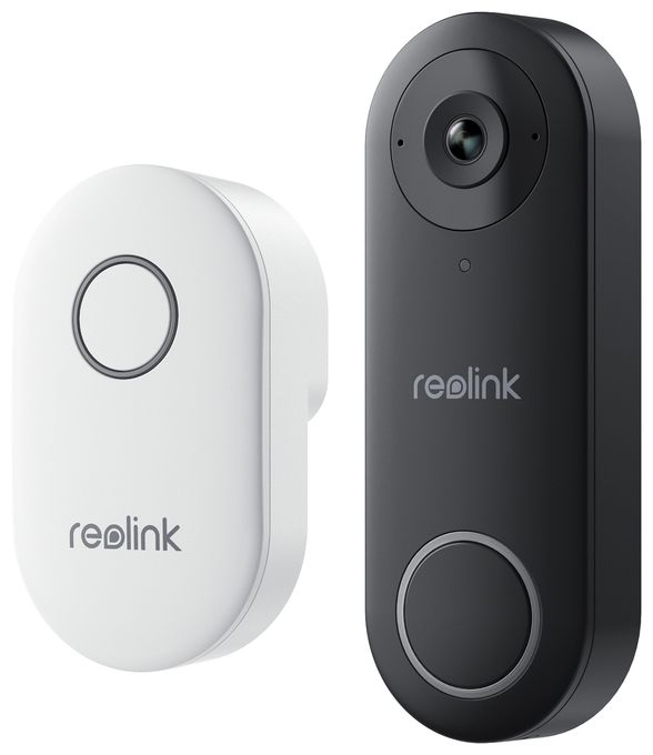 Wlan  D340W Video Türklingel (Schwarz, Weiß) 