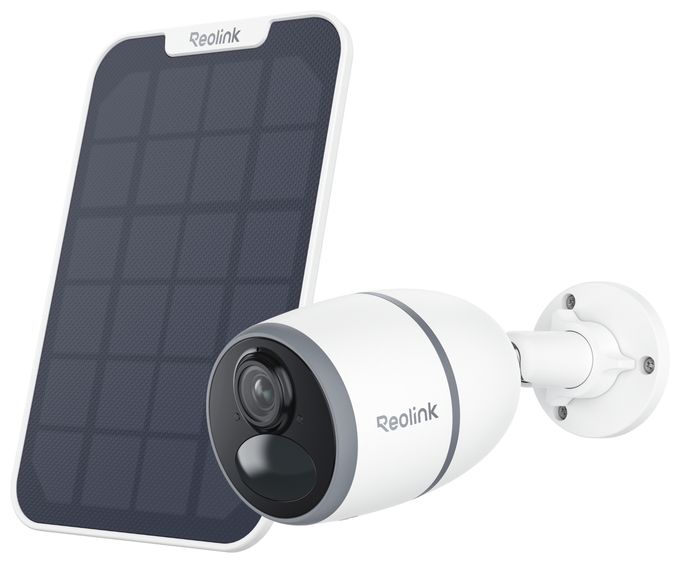 2560 x 1440 Pixel IP-Sicherheitskamera IP65 4G Außen Nachtsicht  Go Series G330+ Solar Panel 2 (Weiß) 