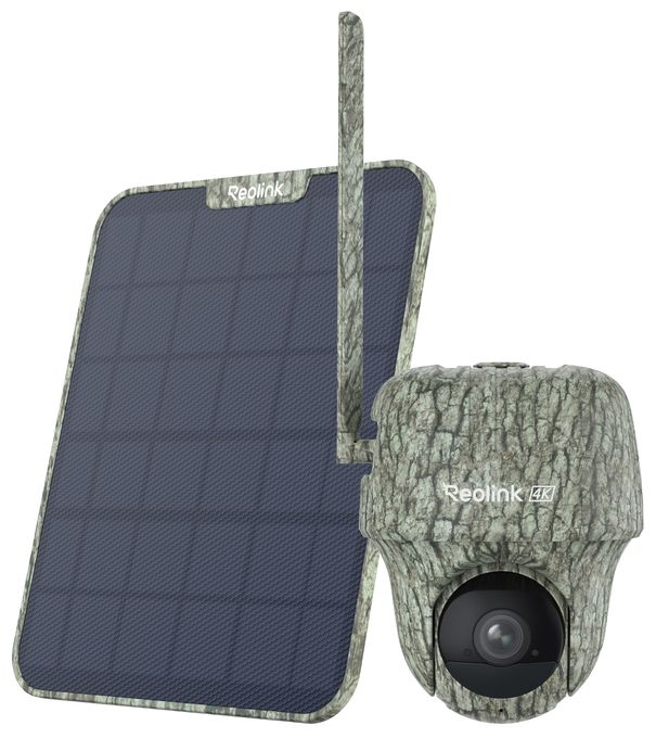 3840 x 2160 Pixel IP-Sicherheitskamera 4G Außen Nachtsicht  Go Series G450 + Solar Panel 2 (Camouflage) 