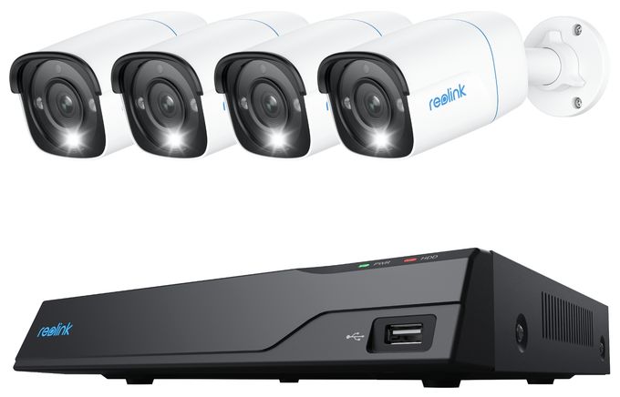 IP66 Innen & Außen LAN NVS8-8MB4 IP-Überwachungskamera-Set 