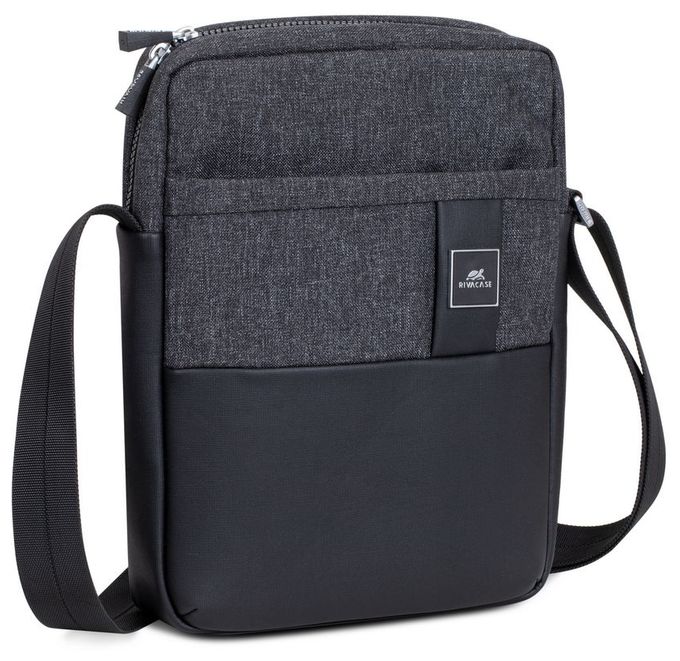 Messengerhülle aus Kunststoff für Jede Marke bis 27,9 cm (11") Staubresistent, Kratzresistent (Schwarz) 8811 Crossbody Tasche 