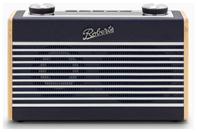 Bluetooth DAB, DAB+, FM Radio Tragbar  Rambler Uno (Bambus, Navy) 