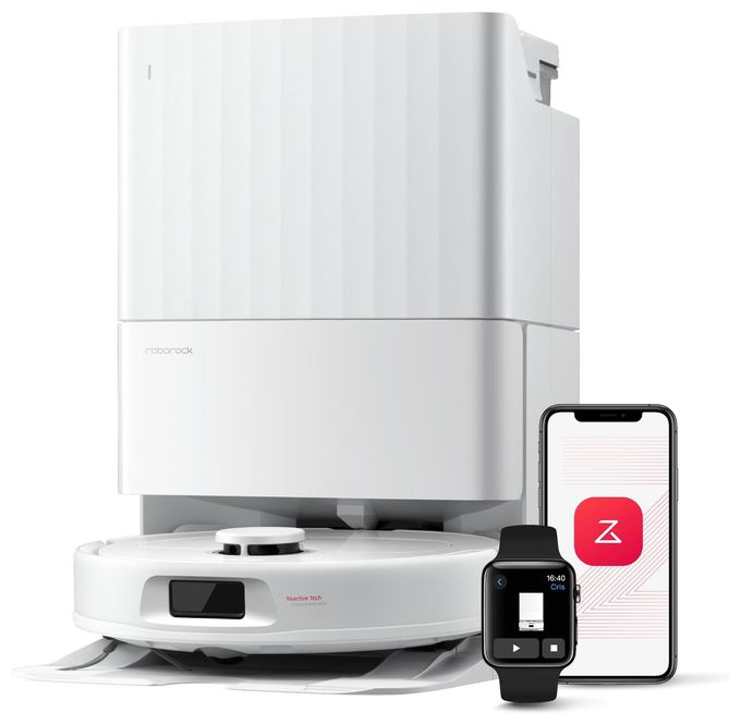 Saugroboter nass/trocken 180 min Akku 8000 Pascal Leistung  QR598 (Weiß) 