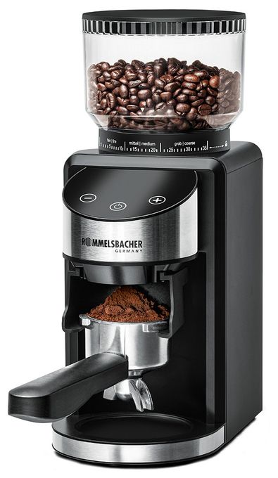 Filterkaffeemaschine  EKM400 Kaffeemühle (Schwarz, Edelstahl) 