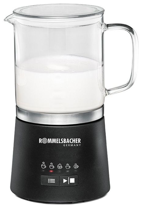 Milchaufschäumer Automatischer Milchaufschäumer/-wärmer ca. 250 ml  MS625 (Schwarz, Edelstahl) 