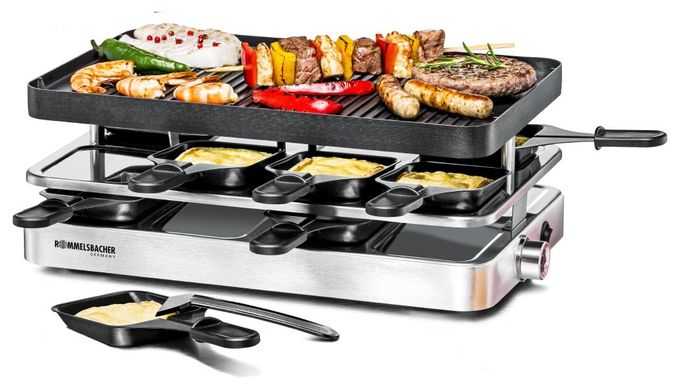 8 Person(en) 1200 W RC1400 Raclettegrill 