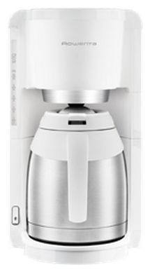12 Tassen Thermo Filterkaffeemaschine 1,2 l  CT3811 Adagio Thermo (Edelstahl, Weiß) 