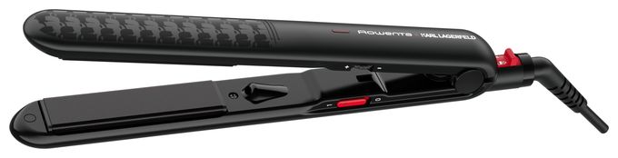 Haarglätter  SF321L Karl Lagerfeld Optiliss (Schwarz, Rot) 