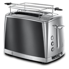 Toaster 1550 W 2 Scheibe(n) 6 Stufen  23221-56 Luna (Schwarz, Grau) 
