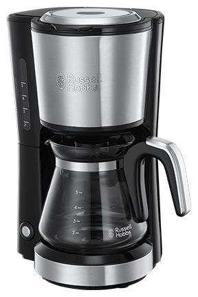 5 Tassen Filterkaffeemaschine 0,6 l  24210-56 Compact Home (Schwarz, Edelstahl) 