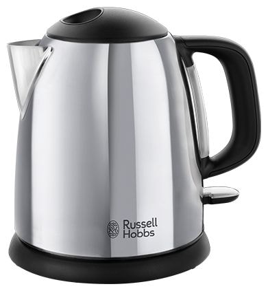 1,0 l Wasserkocher 2400 W  24990-70 Victory (Schwarz, Edelstahl) 