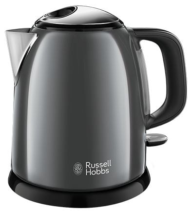 1,0 l Wasserkocher  24993-70 Colours Plus+ (Schwarz, Grau) 