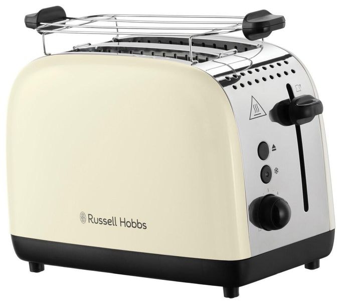 Toaster 1600 W 2 Scheibe(n) 6 Stufen  26551-56 Colours Plus 2S (Cremefarben, Silber) 