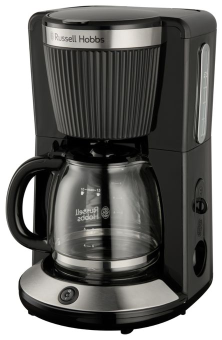 10 Tassen Filterkaffeemaschine 1,2 l  26780-56	Bronte (Schwarz, Silber) 