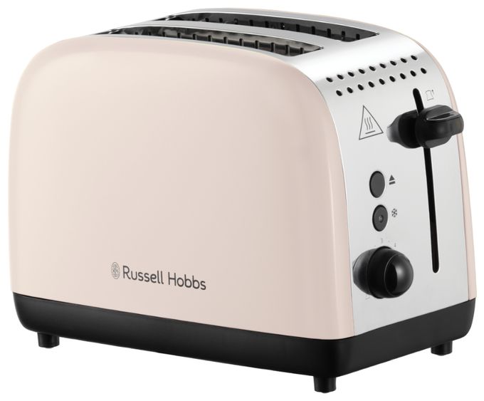 Toaster 1670 W 2 Scheibe(n)  26930-56 Colours Plus (Edelstahl, Weiß) 