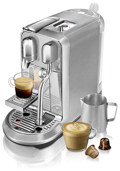 Nespresso Kapselmaschine 19 bar 1,5 l  Creatista Plus (Silber) 