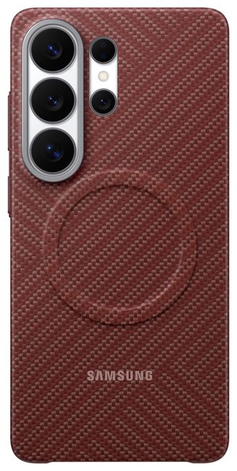 Cover für Samsung Galaxy S26 Ultra  Carbon Magnet Case (Rot) 