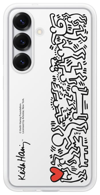 Cover für Samsung Galaxy S25  FlipSuit Case (Mehrfarbig, Weiß) 