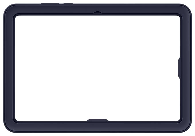 Cover für Samsung Galaxy Tab S11 bis 27,9 cm (11") Stoßfest, Schlagfest (Schwarz) Frame 