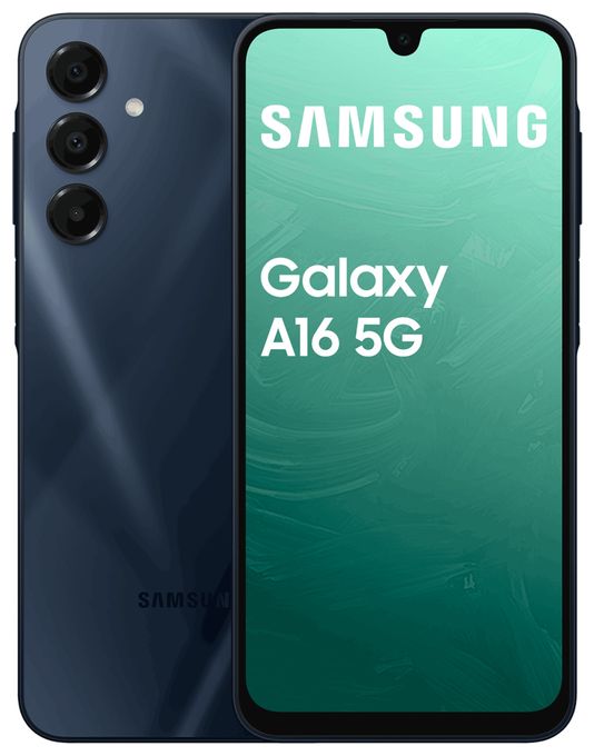 128 GB 5G Smartphone 17 cm (6.7 Zoll) 2,0 GHz Android 50 MP Dreifach Kamera Dual Sim WiFi 5 (Blue Black) Galaxy A16 