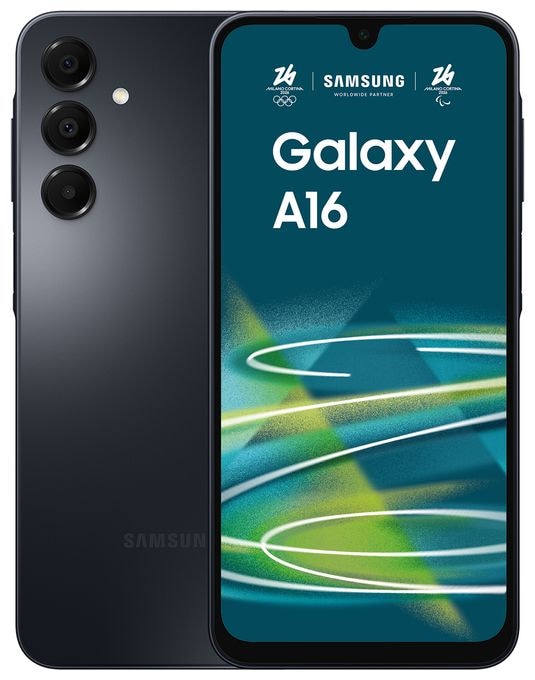 128 GB 4G Smartphone 17 cm (6.7 Zoll) 2,0 GHz Android 50 MP Dreifach Kamera Dual Sim WiFi 5  Galaxy A16 (Schwarz) 