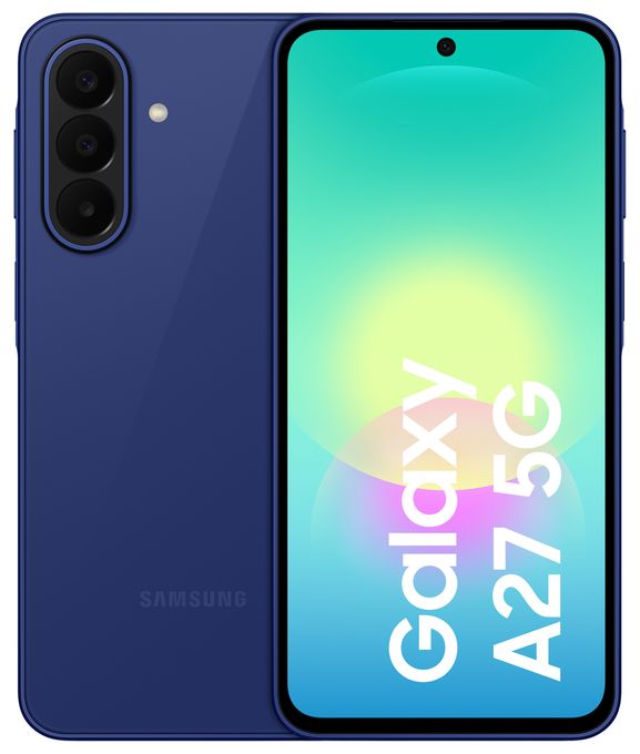 128 GB 5G Smartphone 17 cm (6.7 Zoll) Android 50 MP Dreifach Kamera Dual Sim WiFi 5  Galaxy A27 (Blau) 