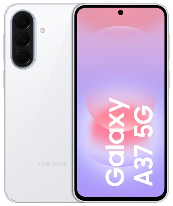 256 GB 5G Smartphone 17 cm (6.7 Zoll) Android 50 MP Dreifach Kamera Dual Sim WiFi 6 (Awesome White) Galaxy A37 