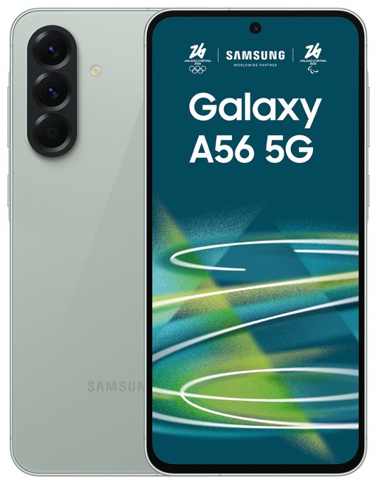 256 GB 5G Smartphone 17 cm (6.7 Zoll) Android 50 MP Dreifach Kamera Dual Sim WiFi 6 (Awesome Olive) Galaxy A56 