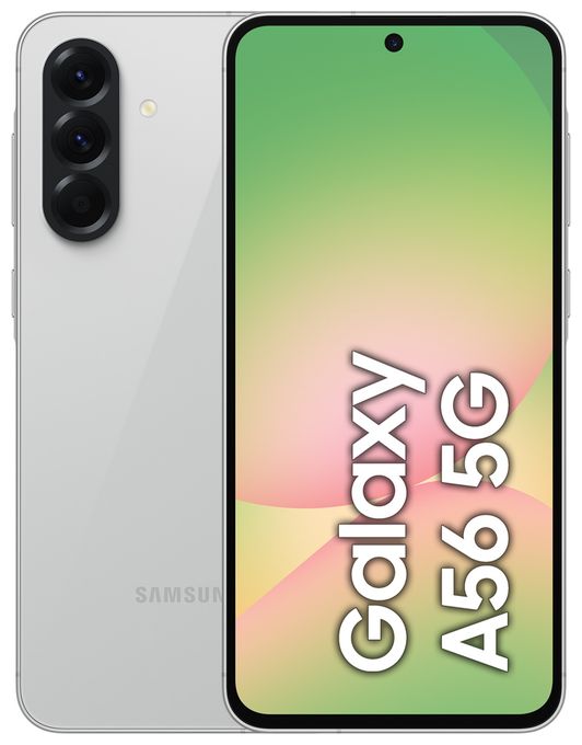 256 GB 5G Smartphone 17 cm (6.7 Zoll) 2,6 GHz Android 50 MP Dreifach Kamera Dual Sim WiFi 6 (Awesome Lightgray) Galaxy A56 