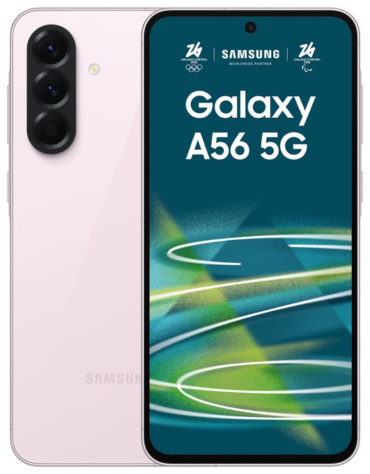 256 GB 5G Smartphone 17 cm (6.7 Zoll) Android 50 MP Dreifach Kamera Dual Sim WiFi 6 (Awesome Pink) Galaxy A56 
